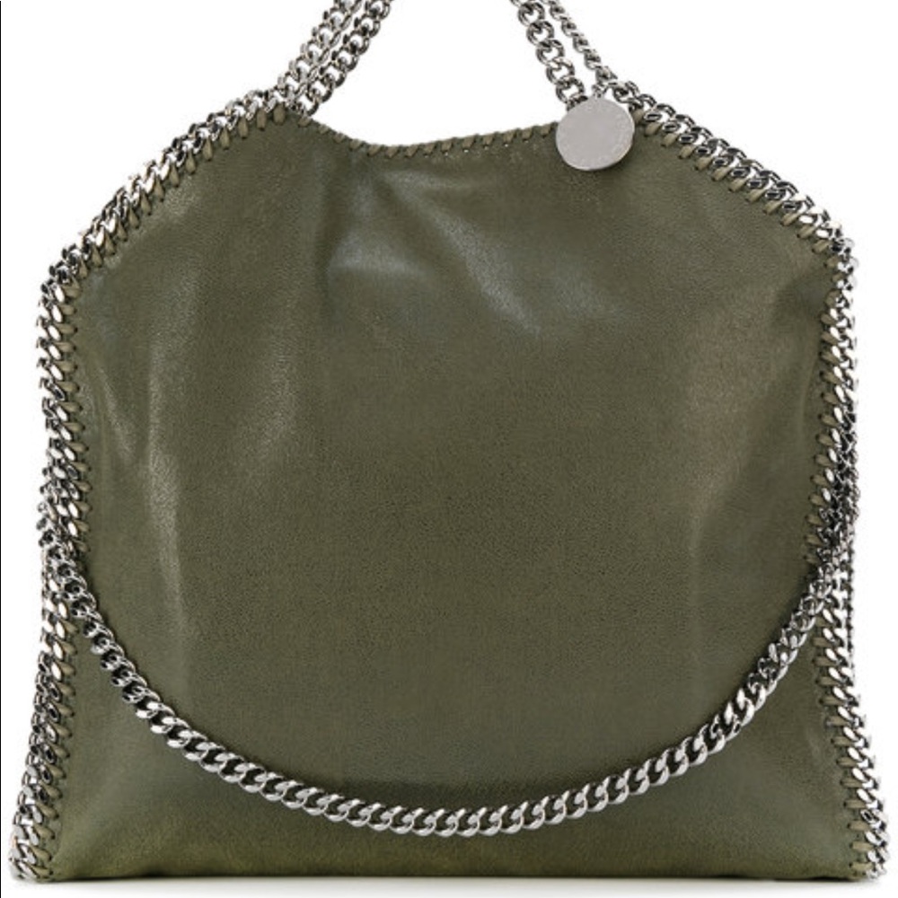 Stella Mccartney Falabella Shaggy Deer Foldover